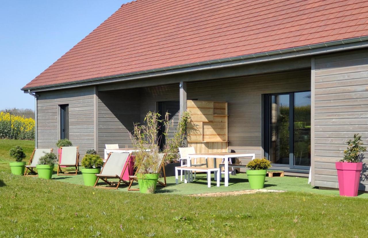 Vila Les Bois De Champagne Nordique Magnant Exteriér fotografie