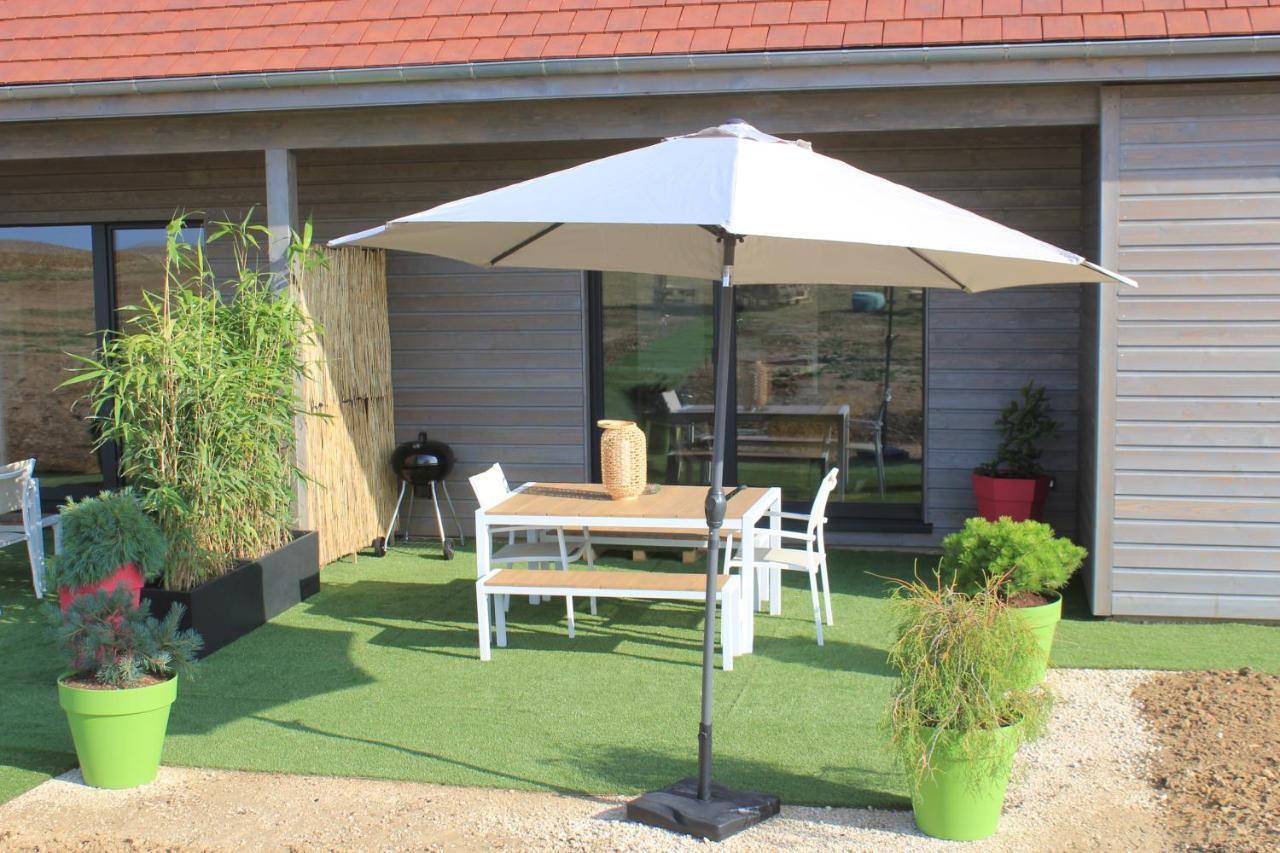 Vila Les Bois De Champagne Nordique Magnant Exteriér fotografie
